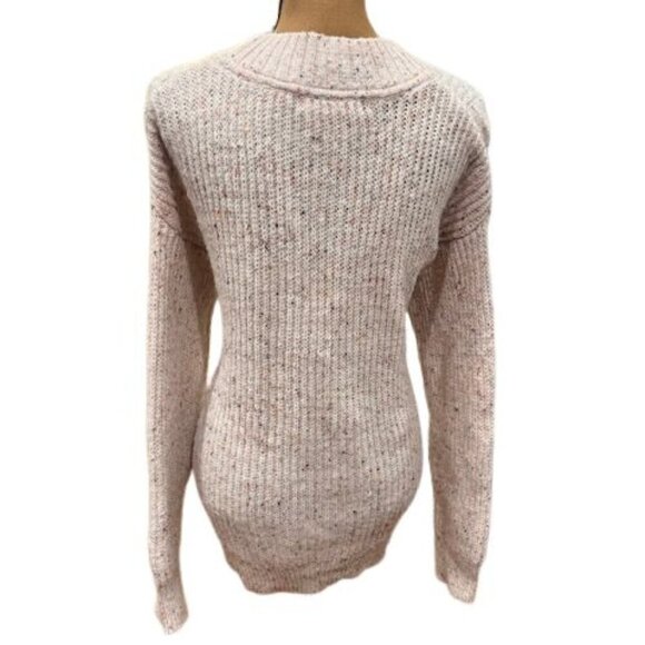 Adyson Parker Unique Cable-Knit Sweater in Pink Funfetti – Size 2X - Picture 6 of 9